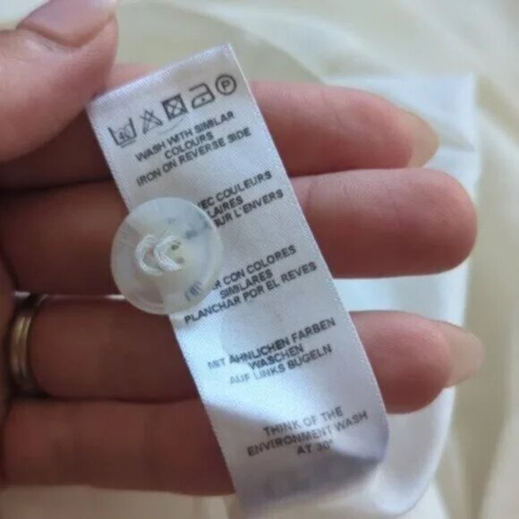 ASOS wide leg culotte pants - cream/white - Picture 8 of 8